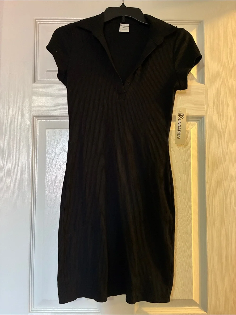 no boundaries shirt dress No Boundaries Juniors Ruched Shirt Dress Blue White Checkered Size XS(1)